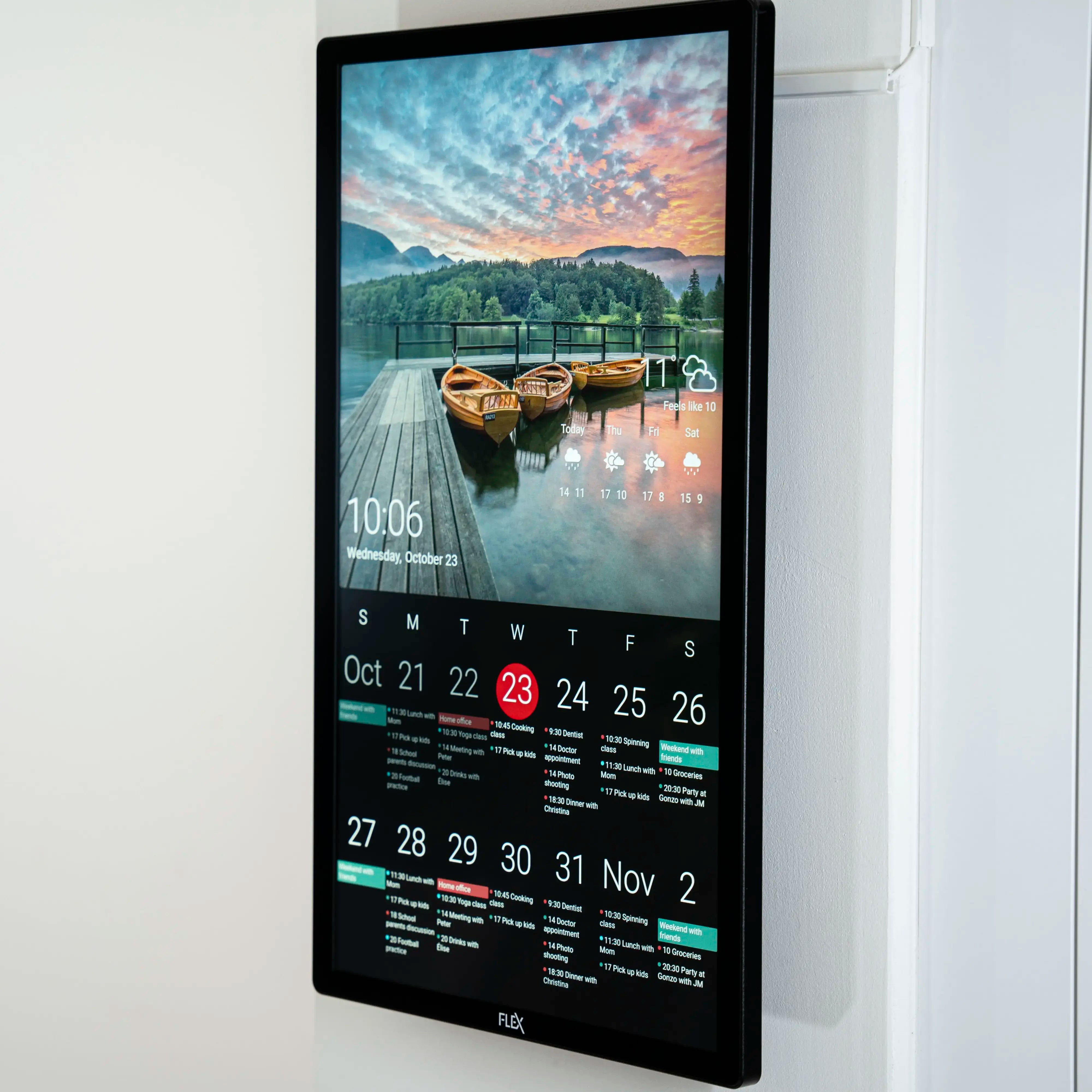 Flexboard 27-inch touchscreen Black