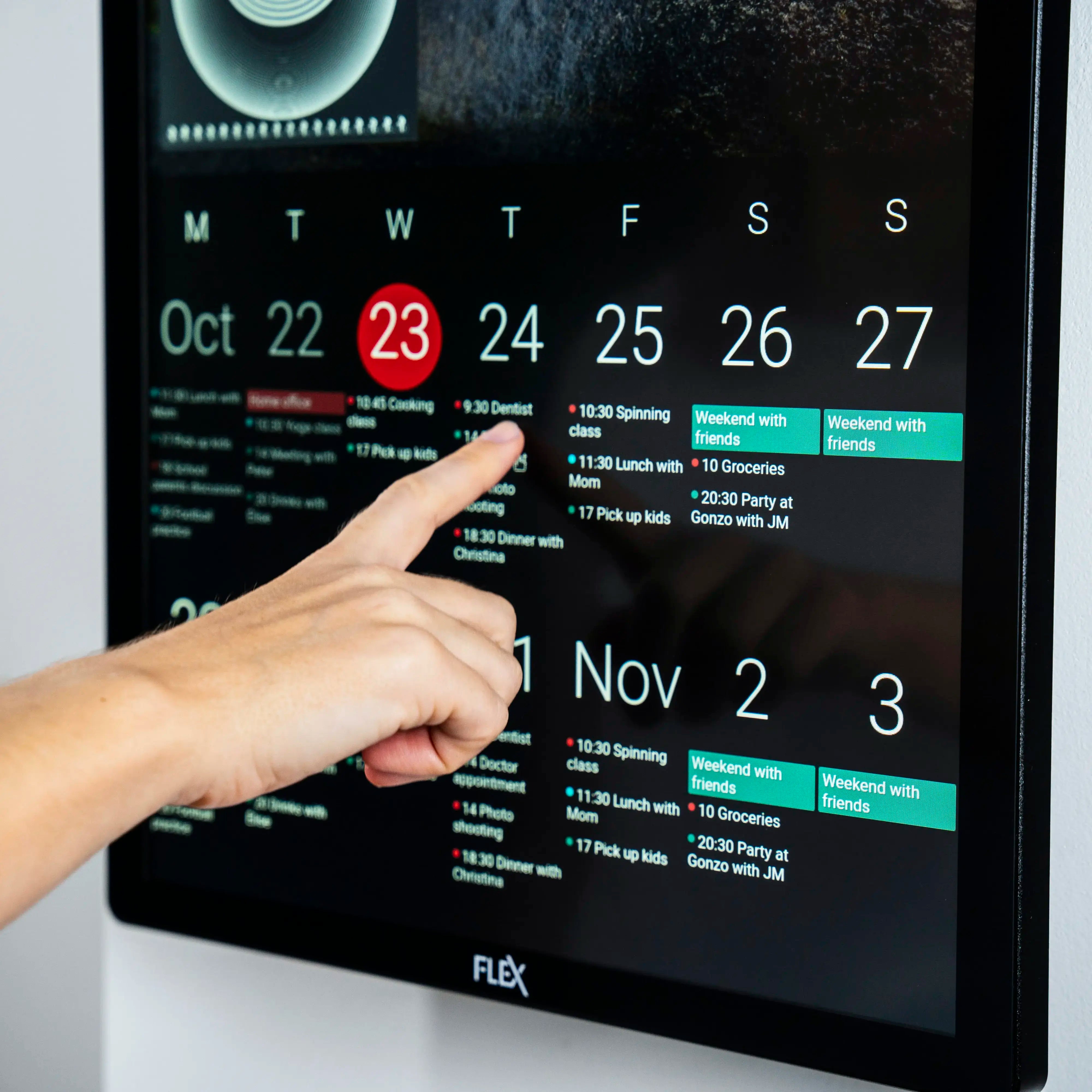Flexboard 27-inch touchscreen Black