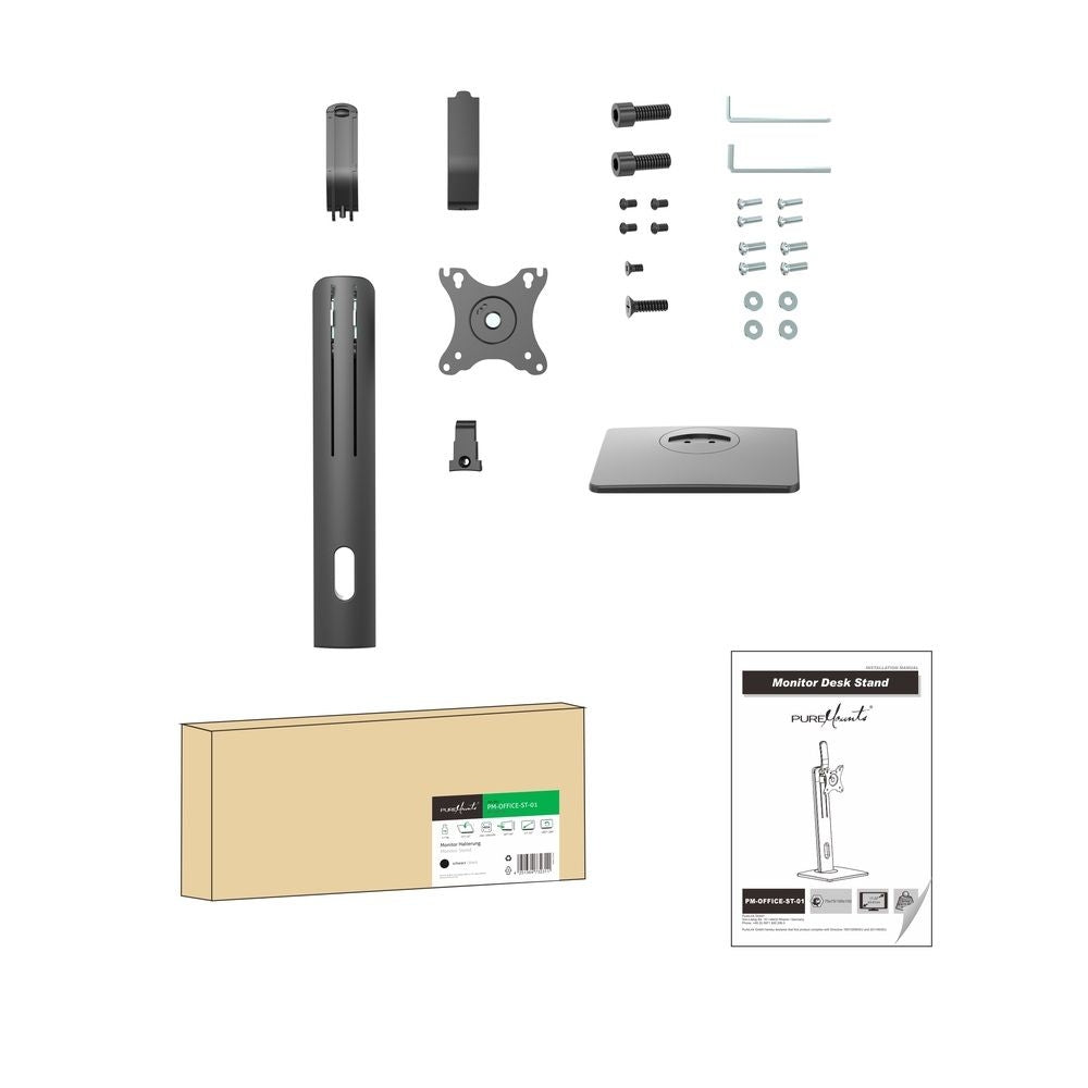 Flexboard Monitor Stand โ Portrait & Landscape, Height-Adjustable